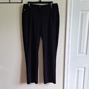 Rafaella Black Trousers Size 12